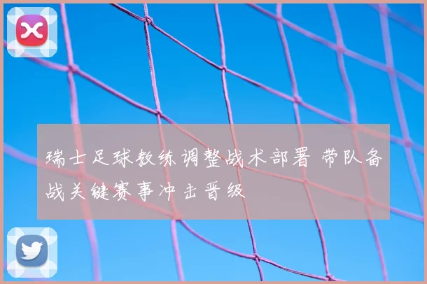 瑞士足球教练调整战术部署 带队备战关键赛事冲击晋级